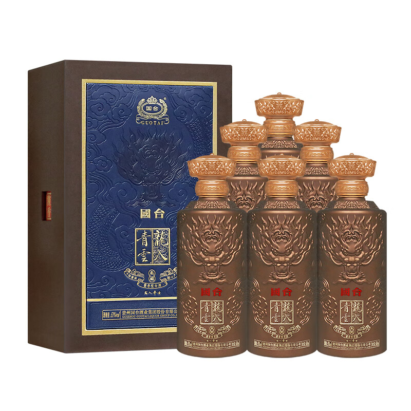 MOUTAI 茅台 国台贵州国台酒业 53度 500mL 6瓶 国台 龙入青云 券后1608元