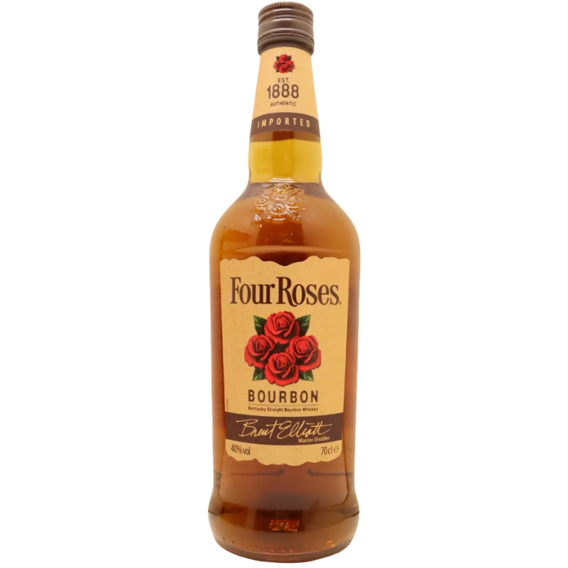 今日必买：Four Roses 四玫瑰 黄标 波本威士忌 700ML 单支装 84.55元