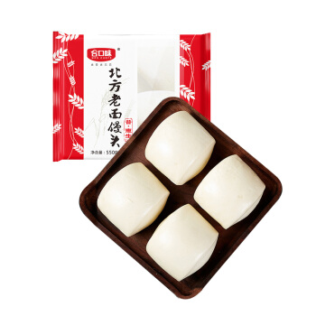 合口味 北方老面馒头 550g*2袋 共8个 23.92元