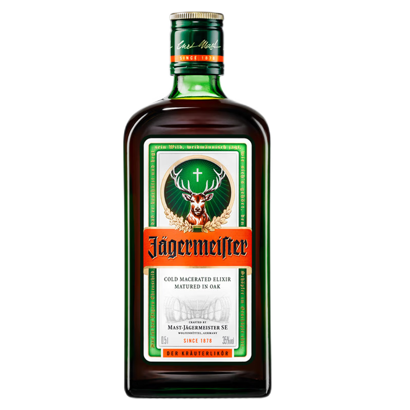 Jagerneister 野格 力娇酒 德国进口 500ml 单瓶装 66元/件 包邮（需买5件，共330元，需领券）