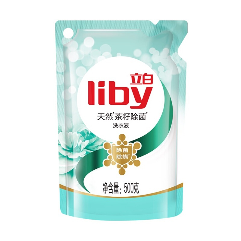 Liby 立白 天然茶籽洗衣液 除菌除螨抑菌 手洗机洗 祛味去渍 全袋装 4.5k 44.9元