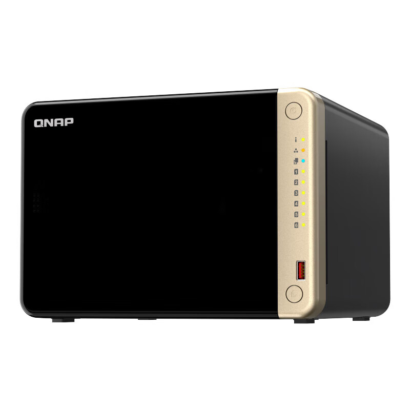 QNAP 威联通 TS-664 NAS存储 黑色（N5105 4GB） 5180元