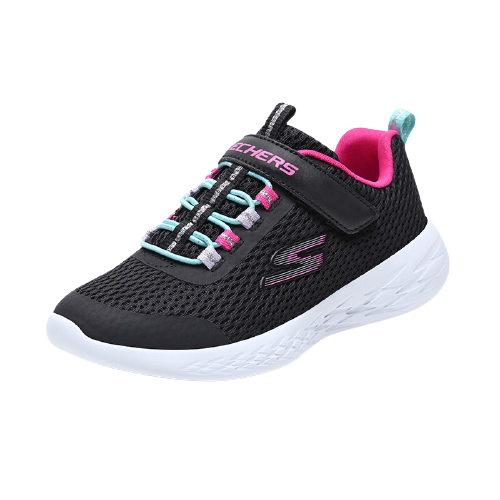 限尺码：SKECHERS 斯凯奇 GO RUN 600 女童休闲运动鞋 82007L 黑色/多彩色 30 108元