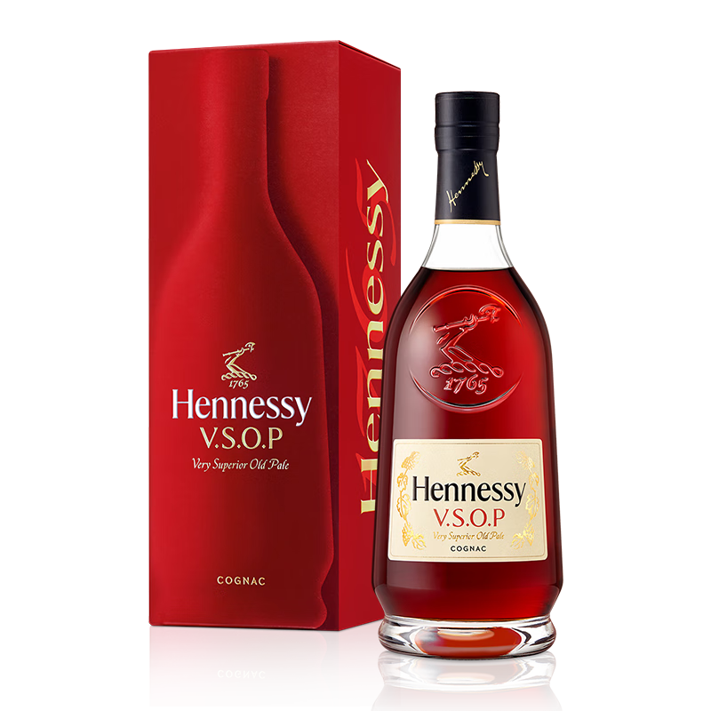 Plus会员、微信小程序：Hennessy 轩尼诗 VSOP 干邑白兰地法国进口洋酒700ml 礼盒+凑单 437.11元