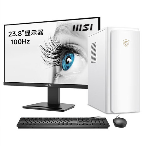 MSI 微星 设计师P70 23.8英寸显示器 商用台式机 白色（酷睿i5-13500H、核芯显卡、16GB、1TB SSD） 2749元