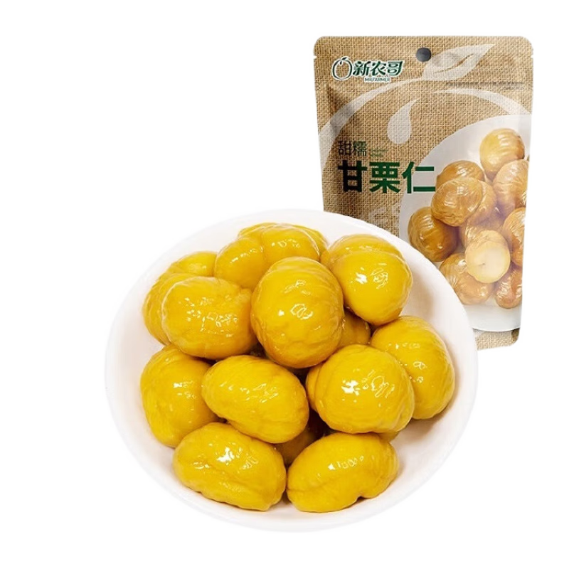 新农哥 板栗仁坚果零食干果甘栗仁甜糯板栗栗子500g 108g*4 19.7元（需领券）