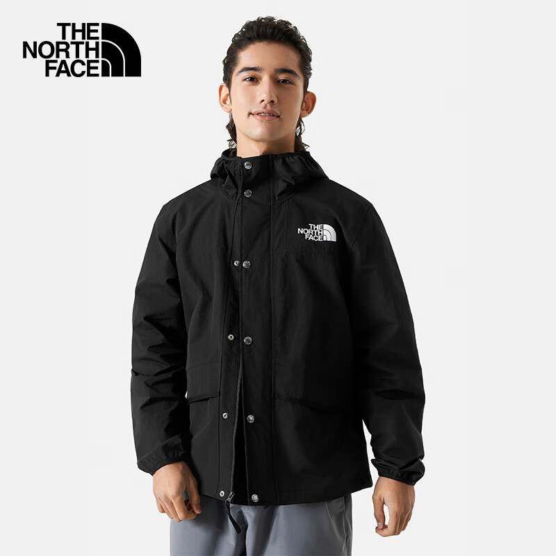 THE NORTH FACE 北面 防风夹克男户外舒适防风单层夹克风衣5JYN 黑色/JK3 XXL ￥688