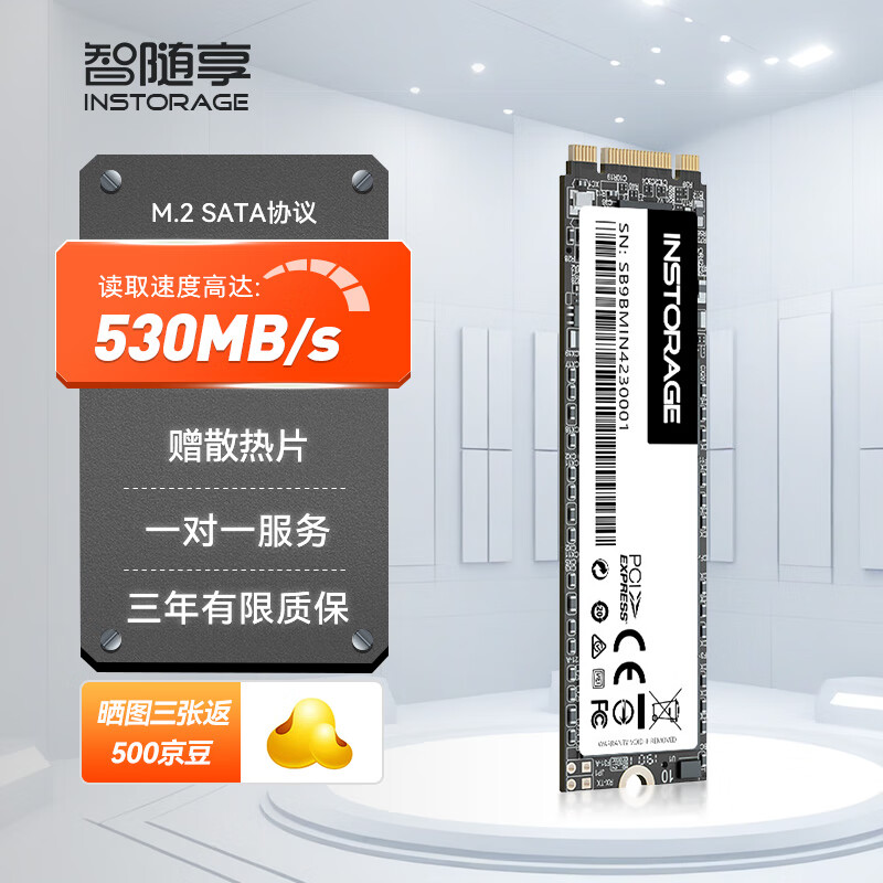 INSTORAGE 智随享 S200系列 NVMe M.2固态硬盘 240GB ￥75