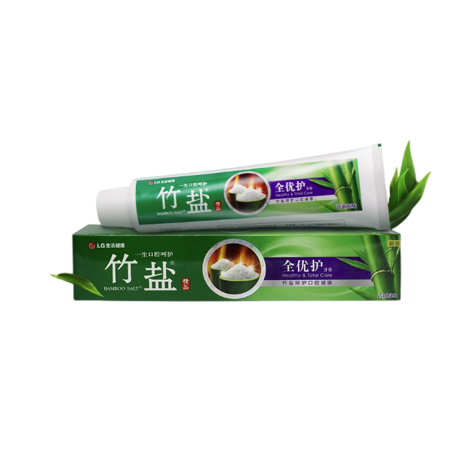 BAMBOO SALT 竹盐 全优护牙膏 清新原味 220g 9.8元