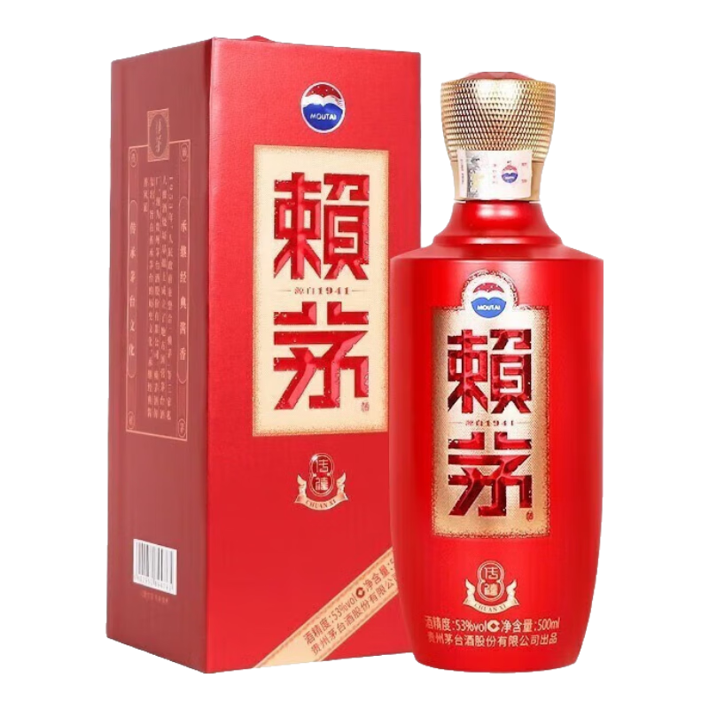 PLUS 会员、需凑单： 赖茅传禧酱香型白酒 53度 500mL *3件 537.93元（合179.31元/件）