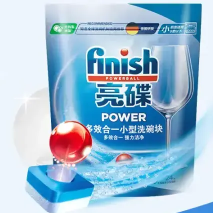 京东PLUS：finish 亮碟 洗碗机专用洗碗块 24块 35.91元（143.64元/4件，双重优惠）