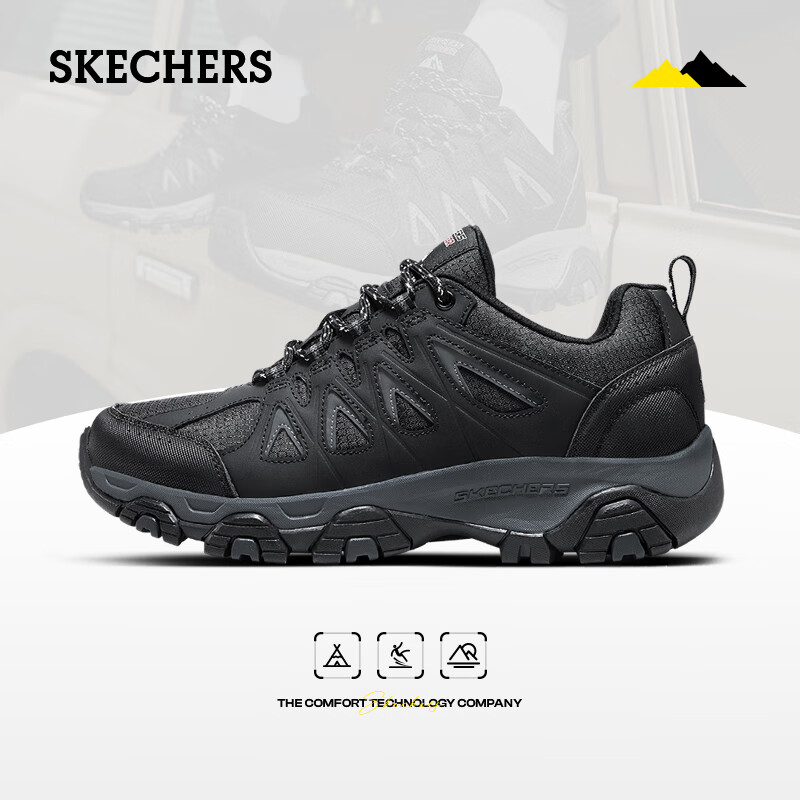 限移动端、京东百亿补贴、PLUS会员：SKECHERS 斯凯奇 男士户外徒步鞋 51844C 314.45元