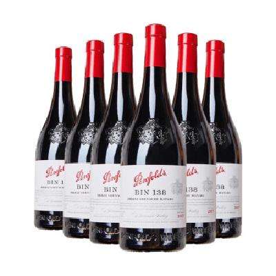 再降价、京东百亿补贴：Penfolds 奔富 BIN138 巴罗萨谷葡萄酒 750ml*6瓶 整箱装 1187.01元 包邮