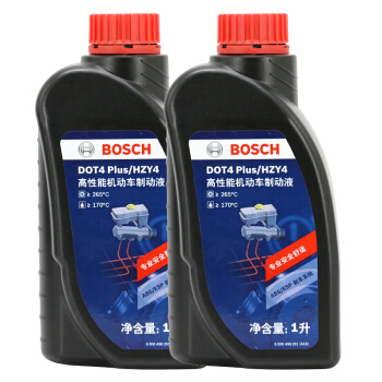 BOSCH 博世 DOT4 plus 刹车油 2升装 127.4元