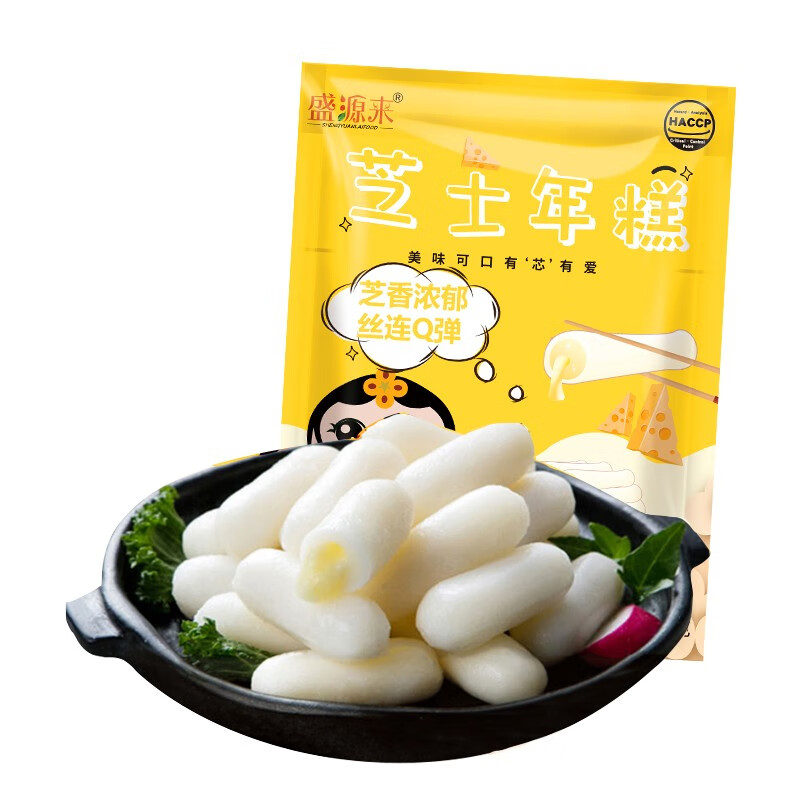 SHENGYUANLAIFOOD/盛源来 shengyuanlai 盛源来 芝士年糕 500g 23.9元