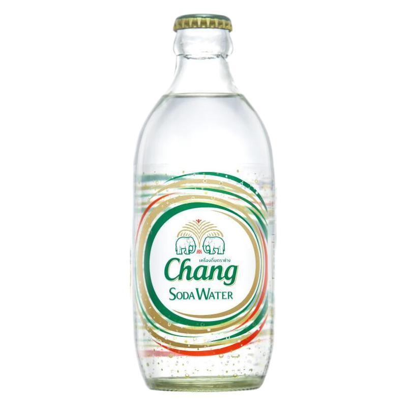 Chang 象牌 泰象苏打水原味整箱泰国进口CHANG牌气泡水青柠檬味无糖饮料325ml 325ml*24瓶 正品保障 券后45.5元