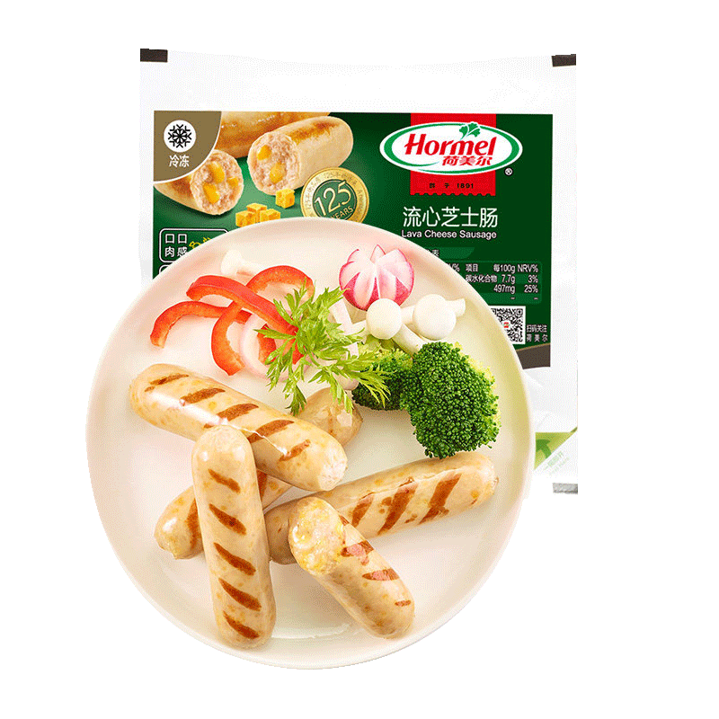 Hormel 荷美尔 流心芝士肠 180g 33.8元