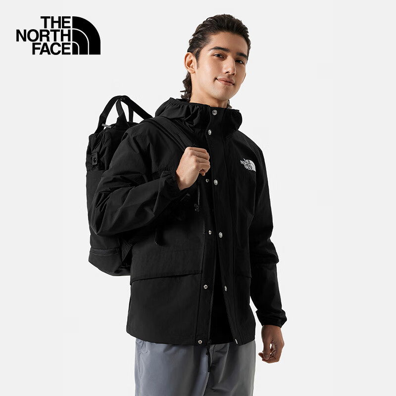 THE NORTH FACE 北面 防风夹克男户外运动休闲防风透气外套春季|5JYN JK3/黑色 XXL/185（拍小一码） 券后668元