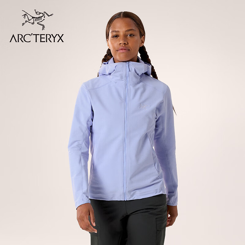 ARC'TERYX 始祖鳥 ARC’TERYX始祖鳥 GAMMA HOODY 防風(fēng) 女子 軟殼夾克 AURA/奧芮藍(lán) S 2600元