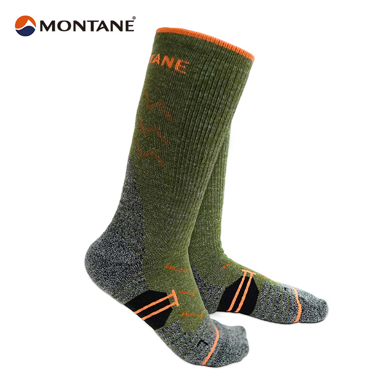 MONTANE 户外羊毛袜 男女通用 CT2401401 蓝色 M 券后58.41元