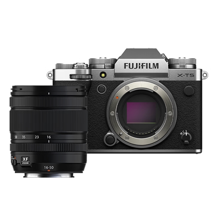 15点开始：FUJIFILM 富士 X-T5 APS-C 画幅 微单相机 XF 16-50mmF2.8-4.8 R LM WR 单头套机 14990元