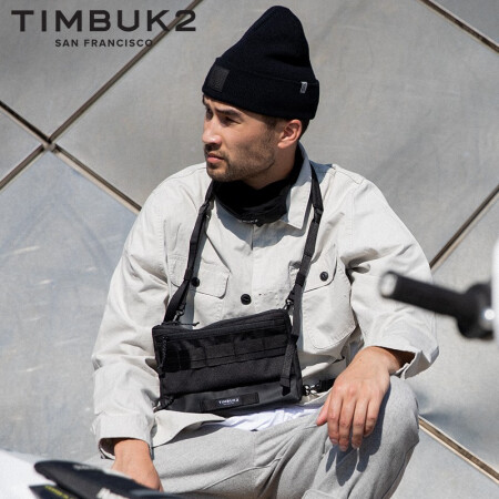 TIMBUK2 天霸 潮流斜挎包男时尚单肩包休闲胸包防泼水多功能小挎包机能风 音速黑 券后293元