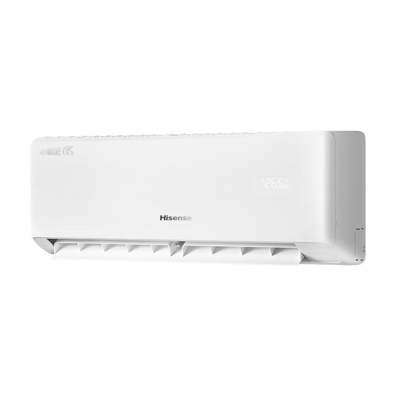 以旧换新补贴、PLUS会员：Hisense 海信 小氧吧X3 KFR-26GW/X300U-X1 壁挂式空调 1匹 1781.52元包邮（晒单返50元后）