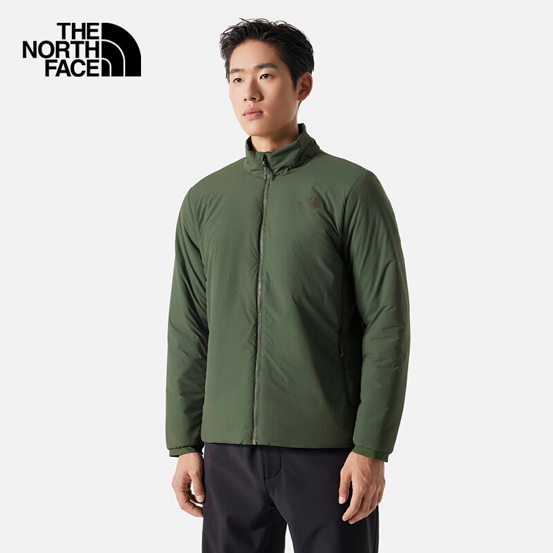 THE NORTH FACE 北面 男暖立領(lǐng)夾棉外套5B2M 綠色/NYC S ￥523.71