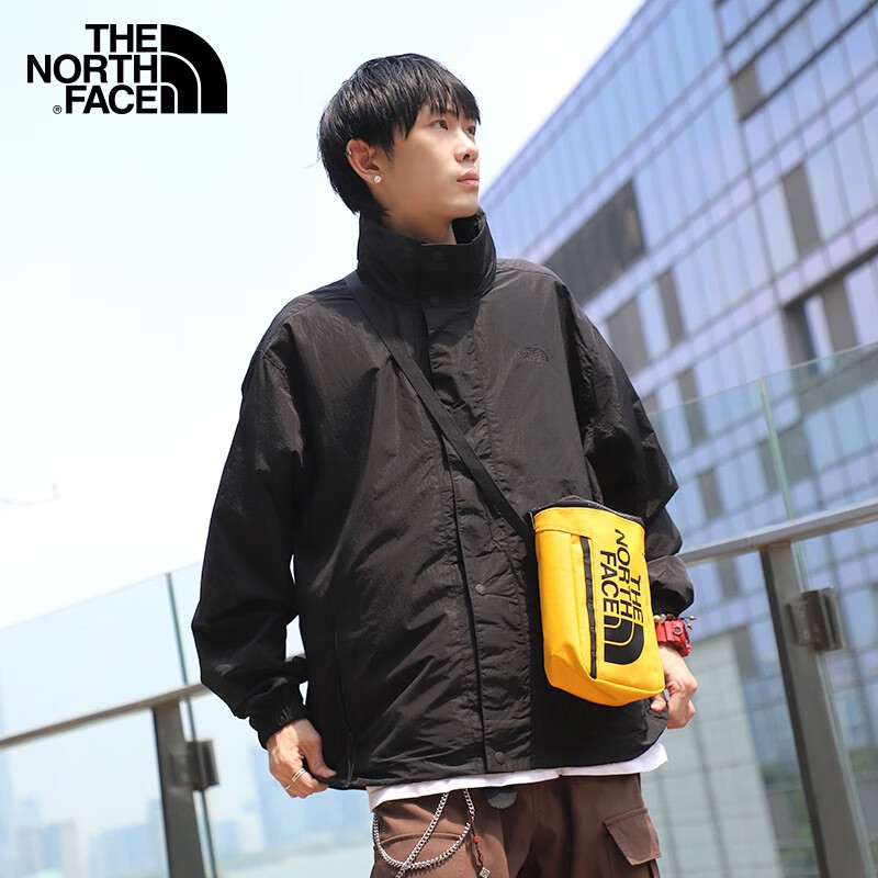 THE NORTH FACE 北面 夹克男户外休闲防风运动保暖连帽外套83QX JK3 L 604元