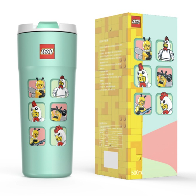 LEGO 乐高 CLASSIC经典创意系列 HE-500-8 保温杯 500ml 表情头像 159元