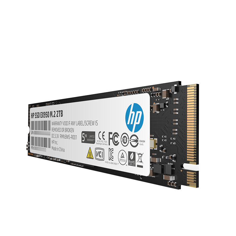 HP 惠普 EX950 NVMe M.2 固态硬盘 2TB（PCI-E3.0） 749元