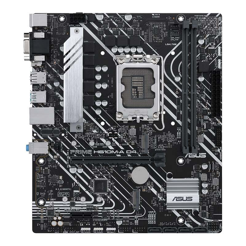 ASUS 华硕 PRIME H610M-A D4 MATX主板（Intel LGA 1700、H610） 699元