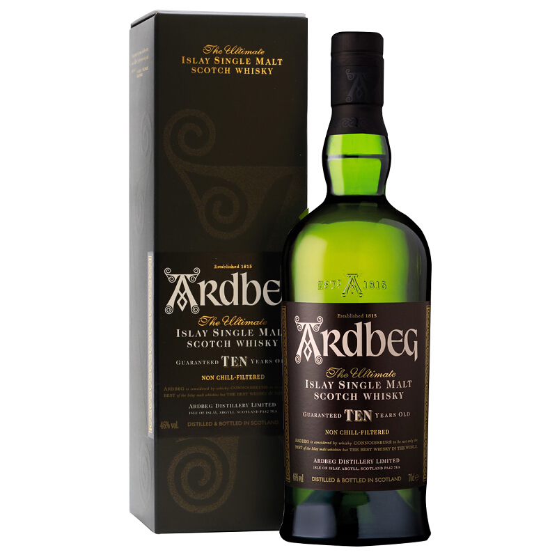 Ardbeg 雅柏 10年 单一麦芽 苏格兰威士忌 46%vol 700ml 349元