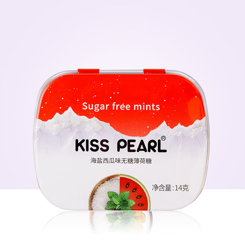 KISS PEARL 无糖薄荷糖 口香糖 14g（任选5件） 9.65元（需领券，合1.93元/件）