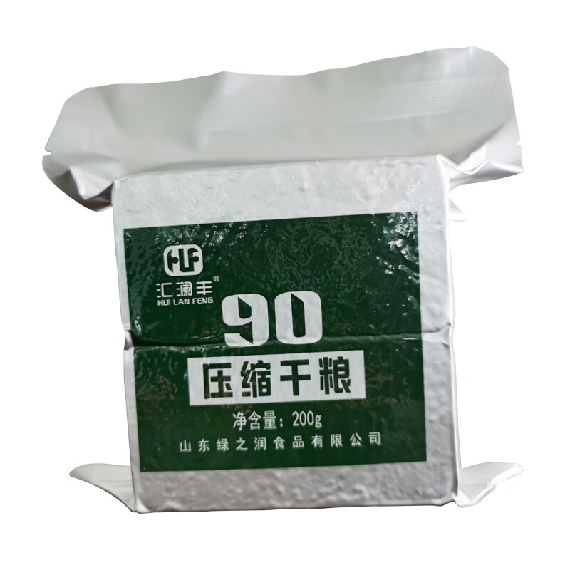 汇澜丰90压缩饼干高能量应急食品代餐饱腹 200g（200g*1袋） 券后5.27元（15.8元包邮/3件）