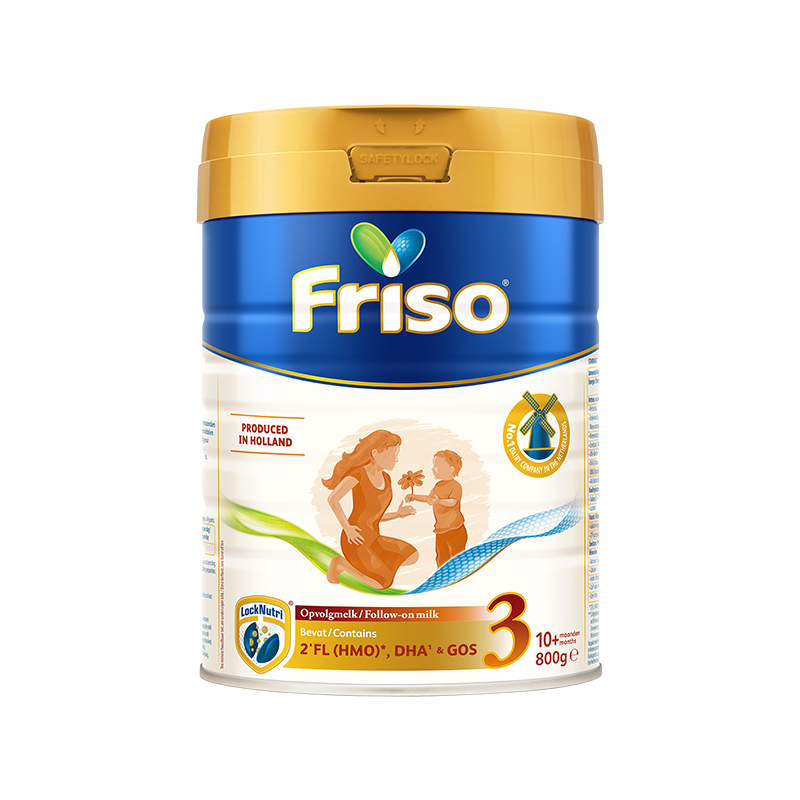 Friso 美素佳儿 白金系列 幼儿奶粉 荷兰版 3段 800g赠送同款400g 券后188.37元