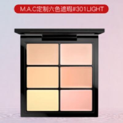 再降价、京东百亿补贴、PLUS会员：M.A.C 魅可 定制六色遮瑕#301LIGHT 94.05元包邮