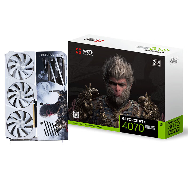 GAINWARD 耕升 GeForce RTX 4070 SUPER 踏雪OC 12GB 独立显卡 《黑神话：悟空》 4999元