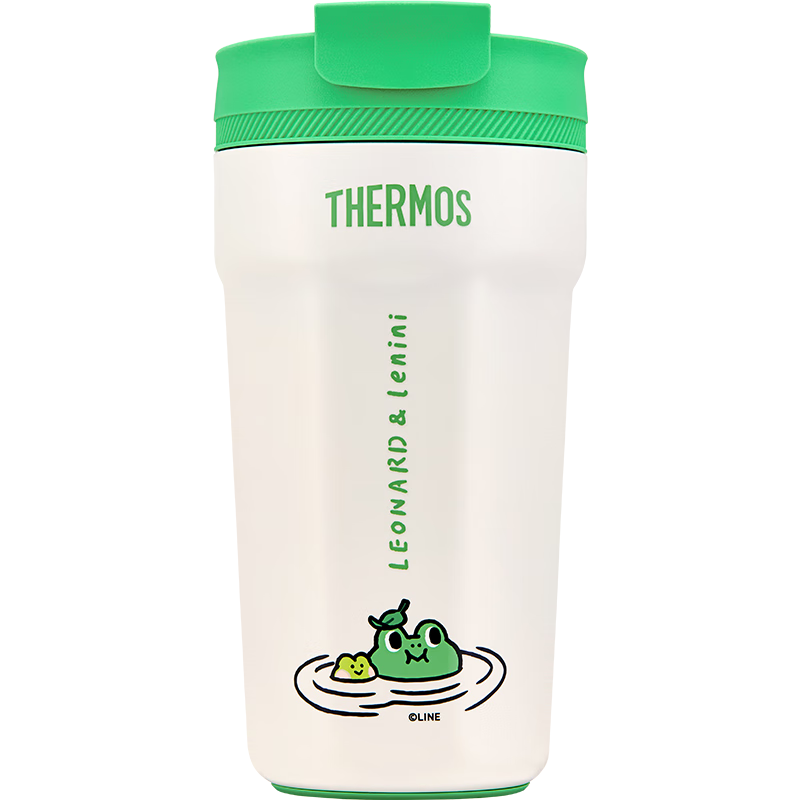 膳魔师（THERMOS）保温杯400ml男女士316L不锈钢保冷水杯子TEME-400S-Greeny(LF) 89.4元