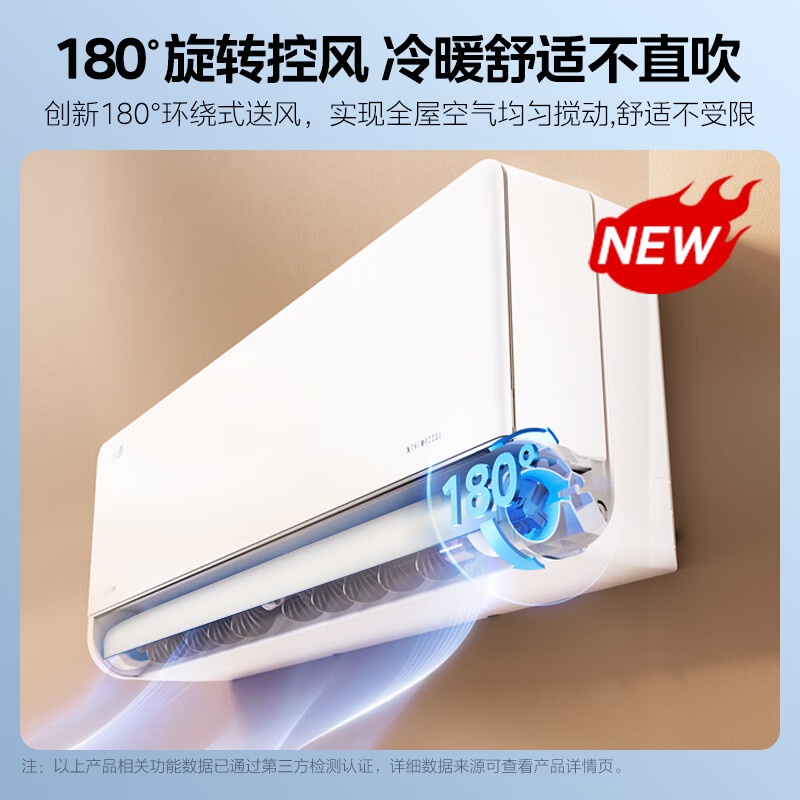 Midea 美的 1.5匹 风尊二代 新一级能效 KFR-35GW/N8MXC1Ⅱ 壁挂式空调 券后2038.39元