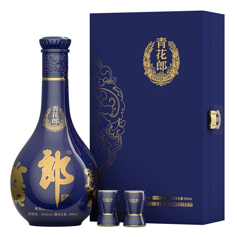 LANGJIU 郎酒 青花郎 酱香型 白酒 53度 500ml 尊享版 券后690.35元