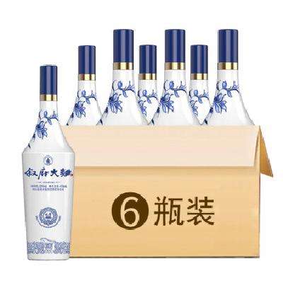 叙府 青花大曲 52度 浓香型白酒 450ml*6瓶 整箱装 235.71元 包邮（合39.2元/瓶，多重优惠）