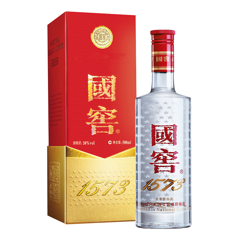 国窖1573 38%vol 浓香型白酒 500ml 单瓶装 券后629元