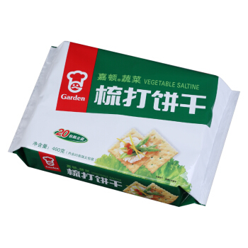 Garden 嘉顿 蔬菜味苏打饼干 460g 7.41元