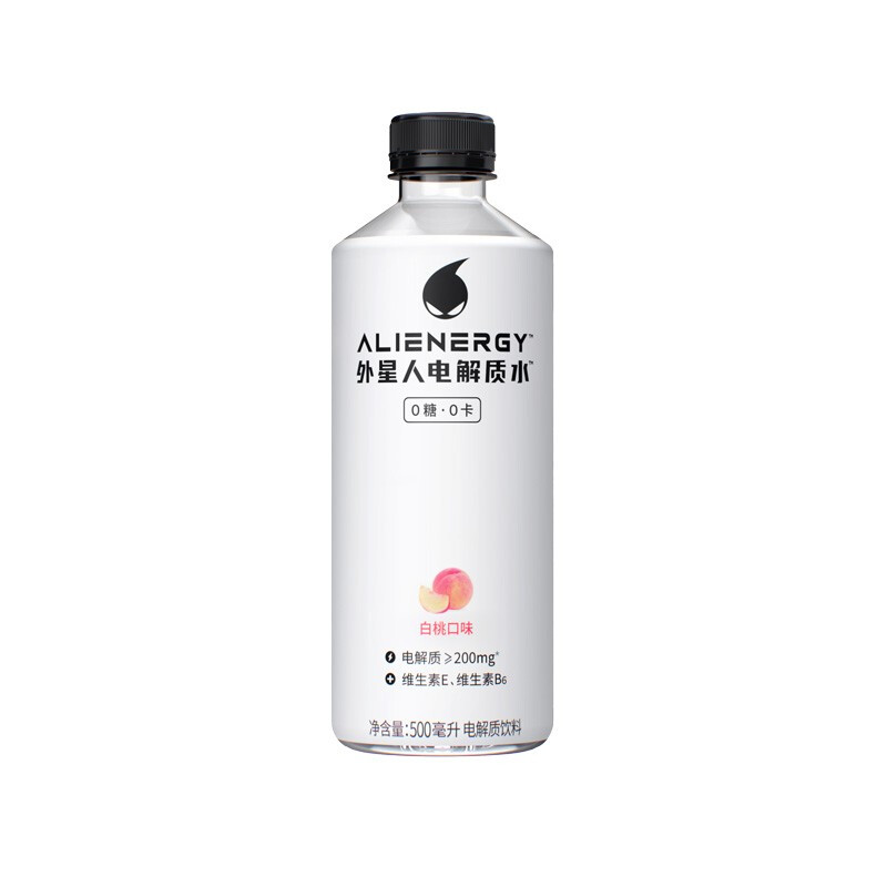 alienergy 外星人饮料 电解质水白桃口味500mL*15瓶 券后50.33元