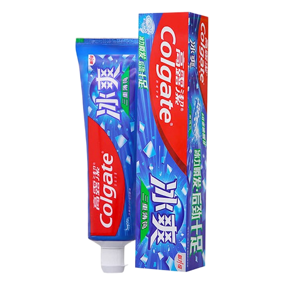 Colgate 高露洁 冰爽三重薄荷牙膏 180g 10倍持久清凉感 清新口气 11.98元