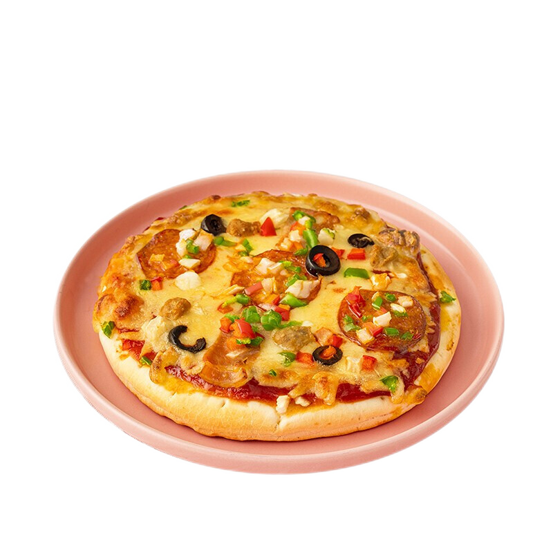 小牛凯西披萨半成品空气炸锅食材儿童早餐pizza 【5盒】培根2+火腿2+烤肉1 ￥59.9