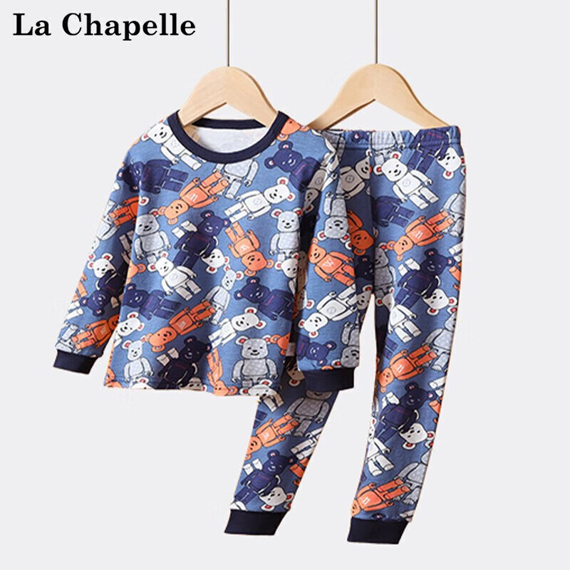 La Chapelle 拉夏贝尔 儿童纯棉秋衣秋裤套装 29.7元（需领券）