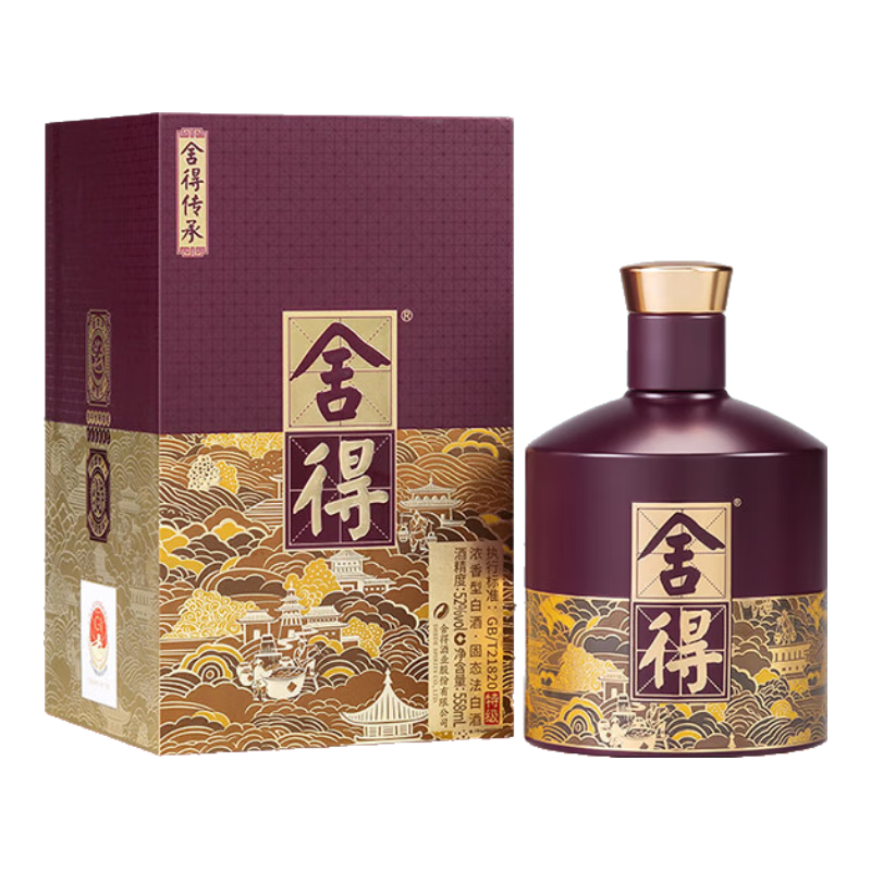 舍得 舍得传承 浓香型白酒 52度 558ml 单瓶装 ￥428