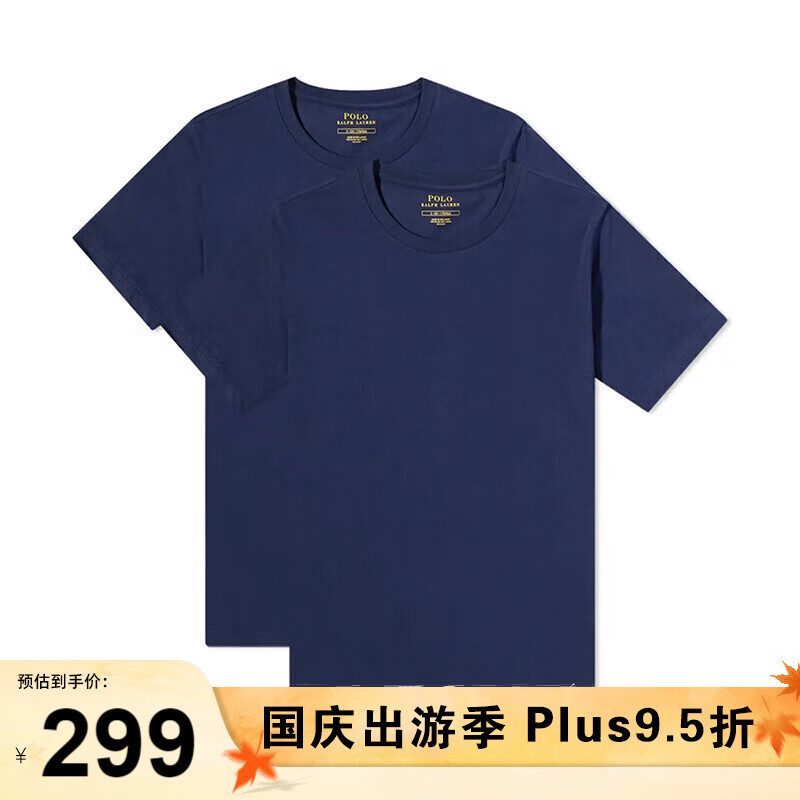 RALPH LAUREN 拉夫劳伦 男士短袖T恤 714835960 2件装 ￥264